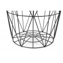 Стол журнальный HALMAR HARISSA B черный/белый мрамор